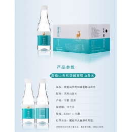 鹿盘山瓶装水520mlx15瓶